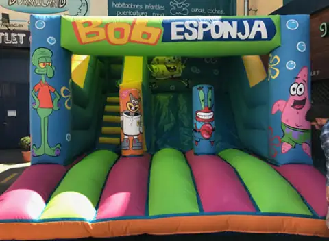 Castillo hinchable bob esponja especial