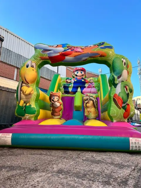 Castillo hinchable mario bros grande (6,5 x 3,6)