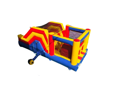 Castillo hinchable pista americana mediana