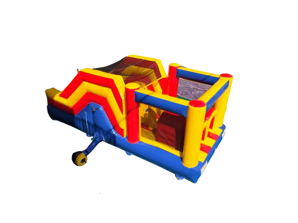 CASTILLO HINCHABLE PISTA AMERICANA MEDIANA (5), hinchable en alquiler