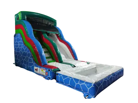 Castillo hinchable playmix acuatico 5 (adaptable a bordillo)