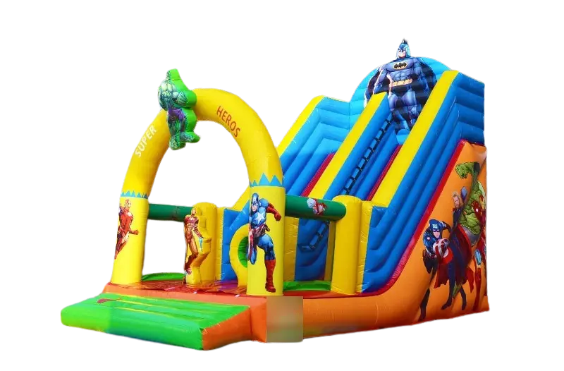 CASTILLO HINCHABLE SUPERHEROES ESPECIAL, hinchable en alquiler