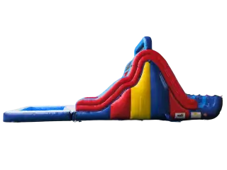 CASTILLO HINCHABLE TOBOGAN ACUATICO TERRESTRE CON PROTECCION (ADAPTABLE A PISCINA)
