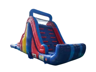 CASTILLO HINCHABLE TOBOGAN ACUATICO TERRESTRE CON PROTECCION (ADAPTABLE A PISCINA)