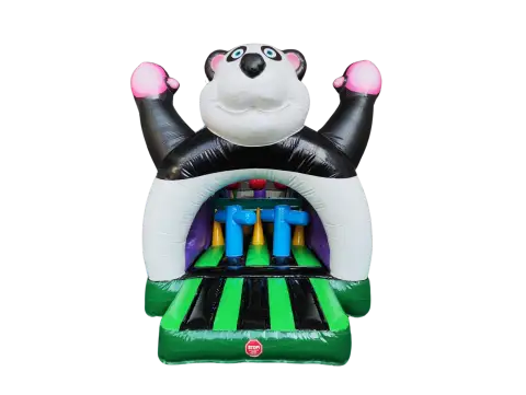 Castillo hinchable pista americana especial panda