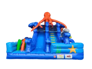 CASTILLO HINCHABLE AVENTURAS MARINAS PULPO GRANDE