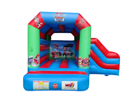 Castillo hinchable casita patrulla canina mediano