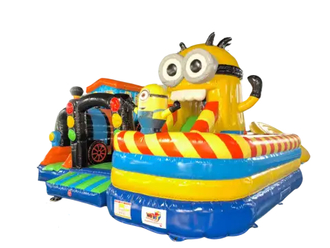 Castillo hinchable minions street grande