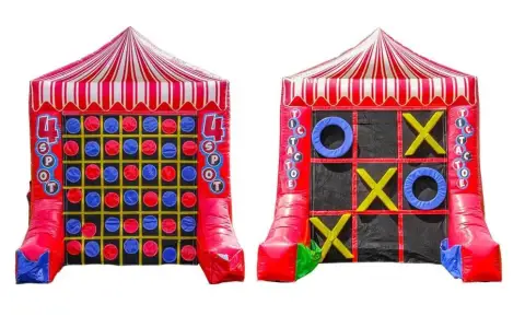 Juego hinchable 2 x 1 ( tres en raya - conecta 4)