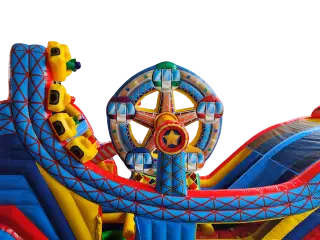 CASTILLO HINCHABLE PISTA AMERICANA ROLLER ESPECIAL