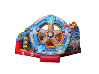 CASTILLO HINCHABLE NORIA ESPECIAL CON CAIDA LIBRE