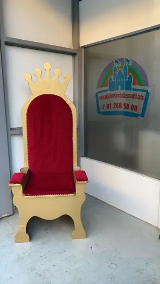 TRONO REAL (7) ALTO ROJO