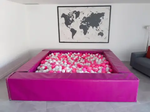 Piscina de bolas 1 (rosa)