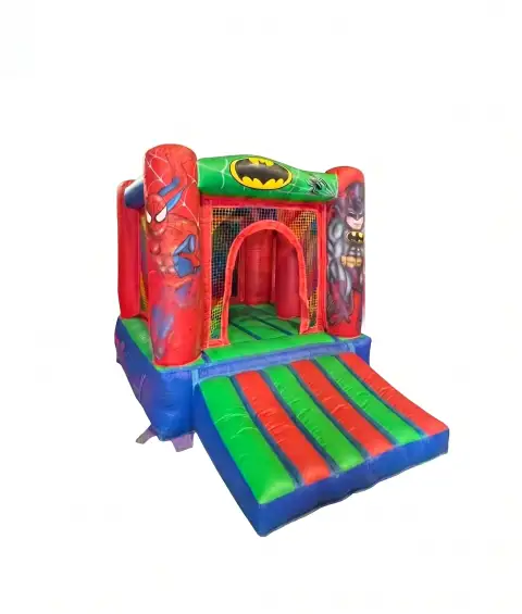 Castillo hinchable super happy superheroes
