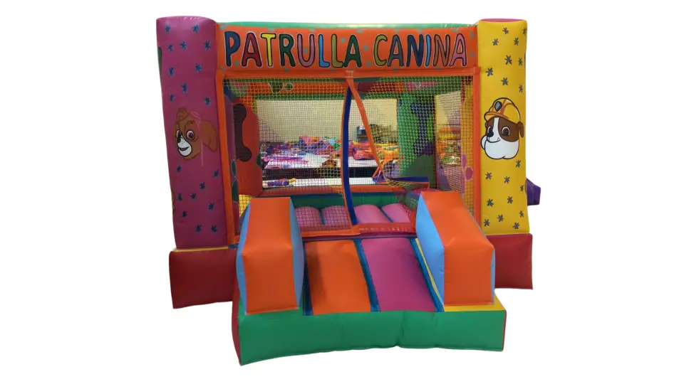 CASITA PATRULLA CANINA, hinchable en alquiler