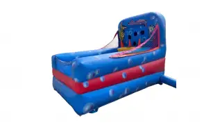 CASTILLO HINCHABLE MESA DE JUEGO HINCHABLE - TIRO CON AROS